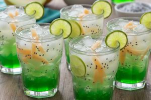 Resep es blewah jeruk nipis segar, ide takjil praktis bikin nagih