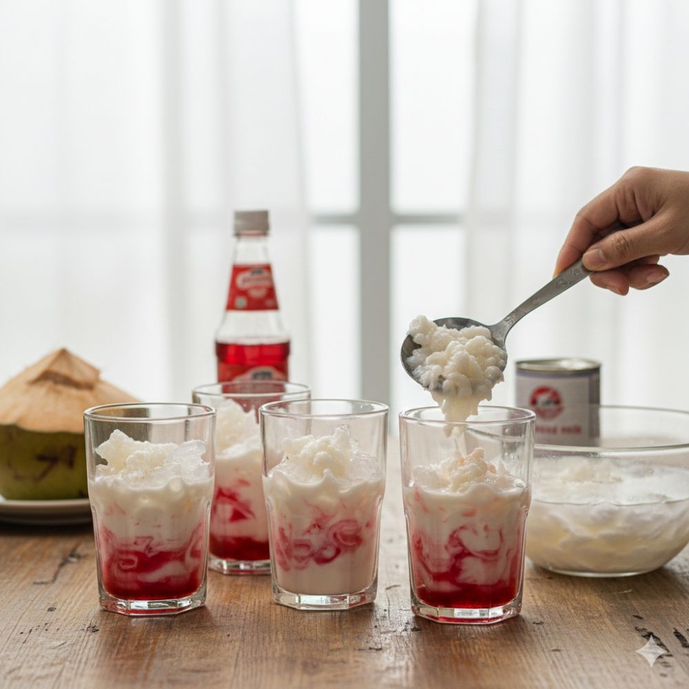 Resep es kopyor praktis ala rumahan, pilihan segar untuk menu buka puasa