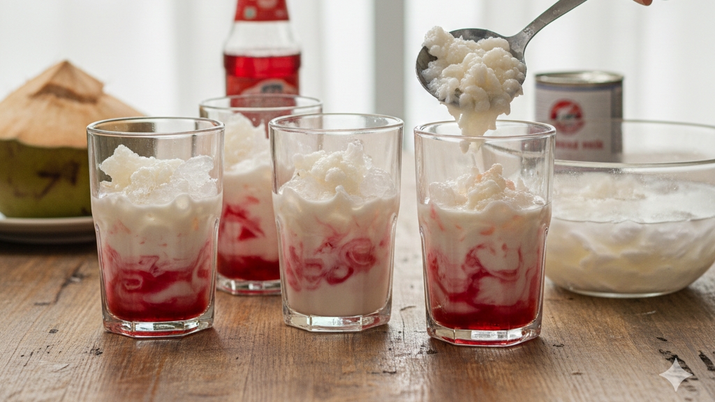 Resep es kopyor praktis ala rumahan, pilihan segar untuk menu buka puasa