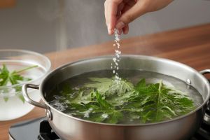 Cara menghilangkan pahit daun pepaya paling ampuh untuk lalapan dan tumisan, warnanya juga segar hijau