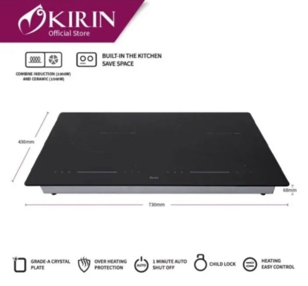 5 Rekomendasi kompor listrik 2 tungku terbaik yang aman dan panas merata