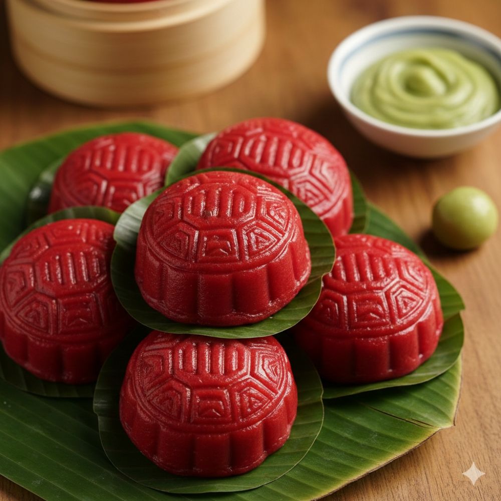 Resep kue ku kacang hijau tradisional, tekstur lentur dan anti gagal