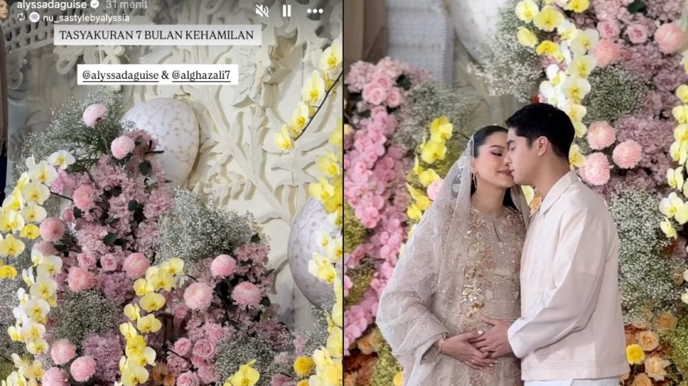 Al Ghazali Alyssa Daguise tasyakuran 7 bulanan berbagai sumber