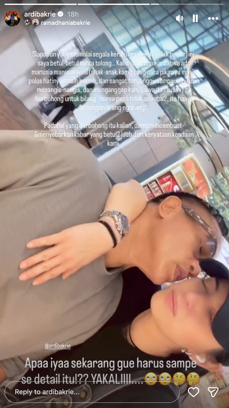 Isu cerai bikin anak nangis, Nia Ramadhani kembali pertegas kondisi rumah tangganya