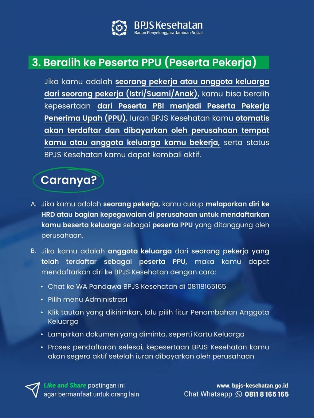 Panduan mengatasi BPJS Kesehatan PBI yang tidak aktif, bisa lewat Dinsos atau mandiri