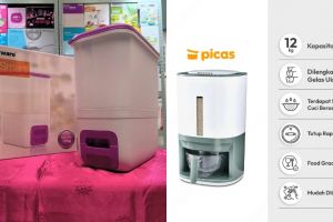5 Rekomendasi dispenser beras anti kutu dan bisa awet bertahun-tahun, bebas debu dan serangga