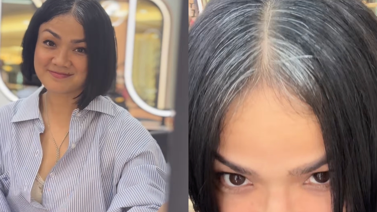 5 Potret Nirina Zubir gagal total warnai rambut beruban, bikin syok dan kesel banget