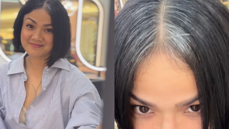 5 Potret Nirina Zubir gagal total warnai rambut beruban, bikin syok dan kesel banget