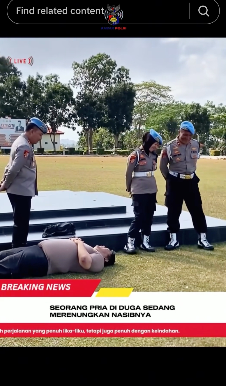 Nasib polisi ditegur atasan, sudah terlambat karena begadang, disuruh target kurus 30 kg pula