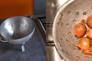 Cara bersihkan noda bekas air bandel di saringan kukusan, ternyata gampang & tak perlu sabun banyak