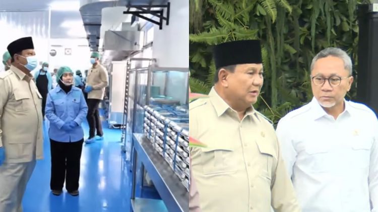9 Momen Presiden Prabowo tinjau teknologi SPPG baru, cicipi menu MBG langsung