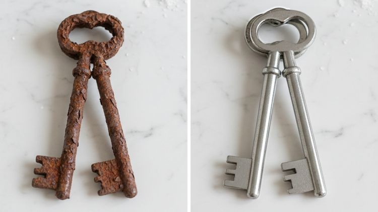 Kunci pintu berkarat jadi seperti baru lagi, begini cara praktis membersihkannya pakai bahan dapur