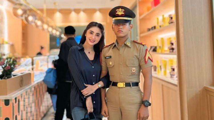 Bangga putranya masuk TNI, Dewi Perssik ungkap perubahan sikap Gabriel