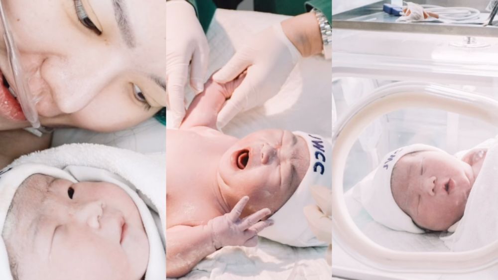 7 Potret Tina Toon menikmati peran jadi ibu baru, kadang asyik, kadang rungkad