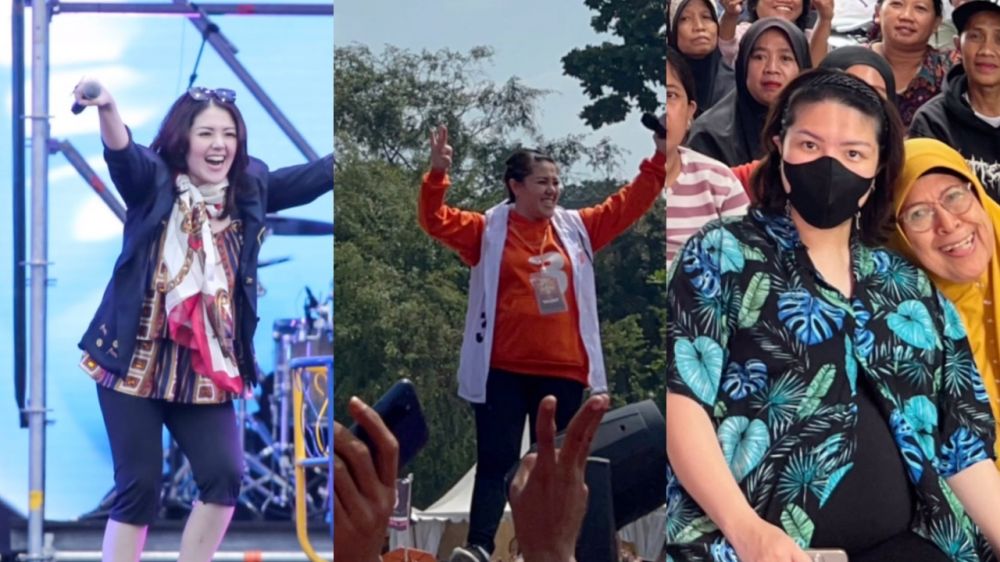 7 Potret Tina Toon menikmati peran jadi ibu baru, kadang asyik, kadang rungkad