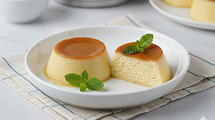 Cara membuat puding telur kukus lembut tanpa lubang dan tekstur halus