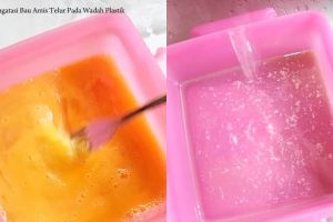 Bau amis telur di wadah plastik susah hilang? Cukup pakai bahan dapur ini