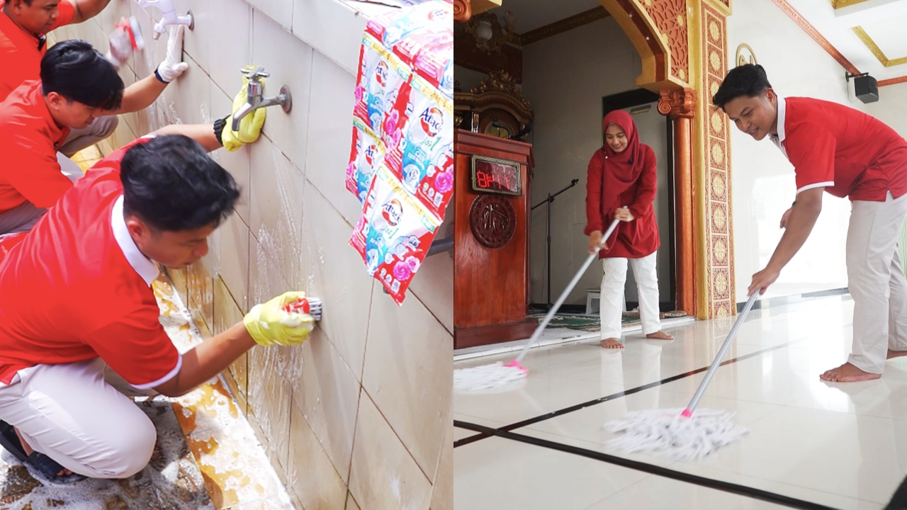 Dari Bekasi ke seluruh Indonesia, ini cara Attack Jaz1 Serbaguna bersihkan 100 masjid