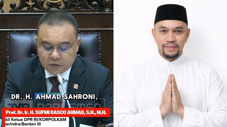 Resmi dilantik, Ahmad Sahroni kembali jadi Pimpinan Komisi III DPR usai sanksi MKD