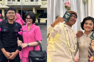 Dinikahi anggota Brimob, 5 potret Yafi Tessa ‘Febri Dunia Terbalik' pakai seragam Bhayangkari