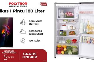 5 Rekomendasi kulkas 1 pintu tanpa bunga es, perawatan gampang dan ramah di dompet