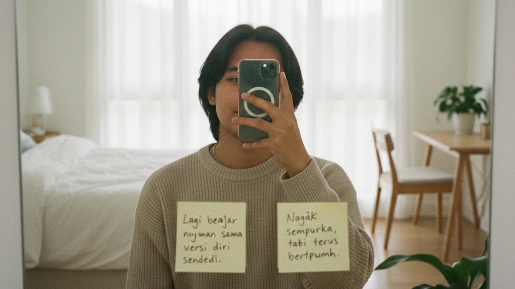 30 Kata-kata caption foto selfie yang percaya diri tapi tetap humble