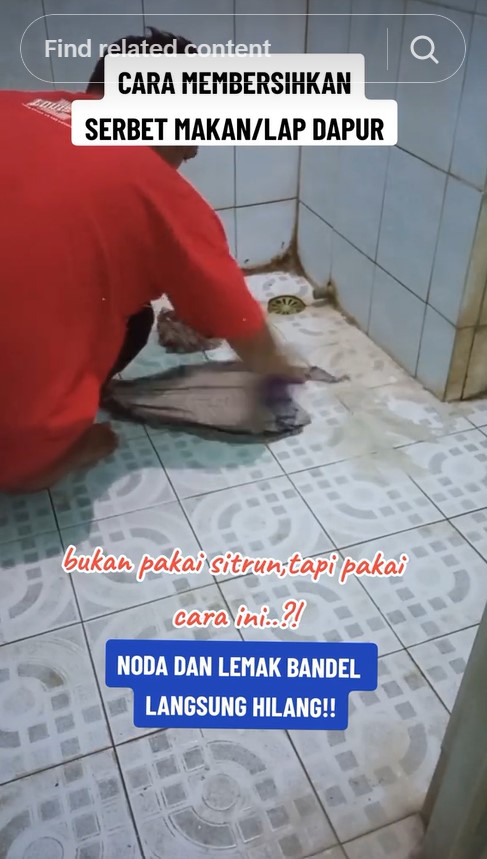 Cara membersihkan serbet dapur paling ampuh, ampas minyak hilang, bau apek lenyap