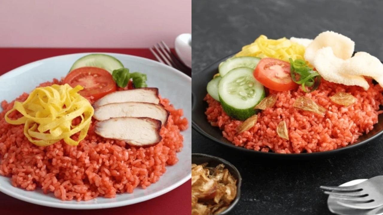 Resep nasi goreng merah untuk sahur yang siap dalam 10 menit, bisa dari bahan seadanya di kulkas