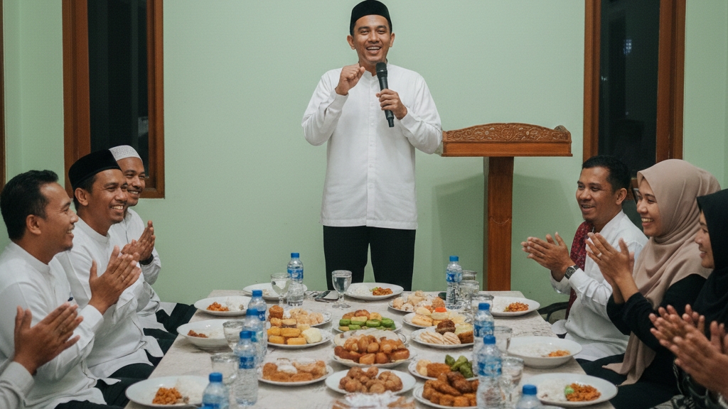 3 Contoh teks sambutan santai & to the point buat syukuran, arisan, dan bukber