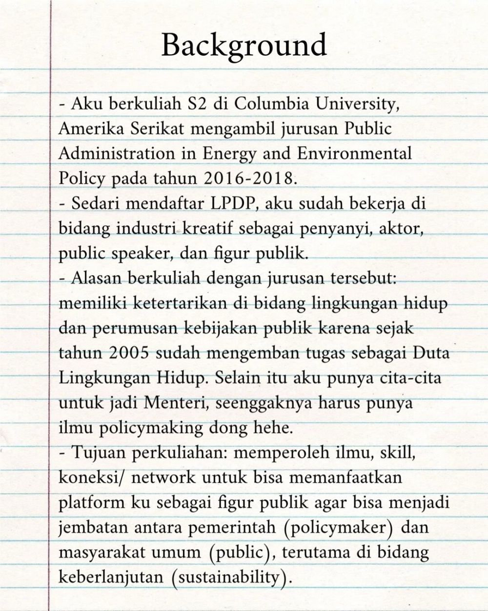 Tasya Kamila LPDP  Instagram @tasyakamila