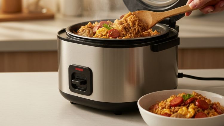 Resep nasi gila rice cooker, solusi sahur sat set tanpa perlu banyak alat masak