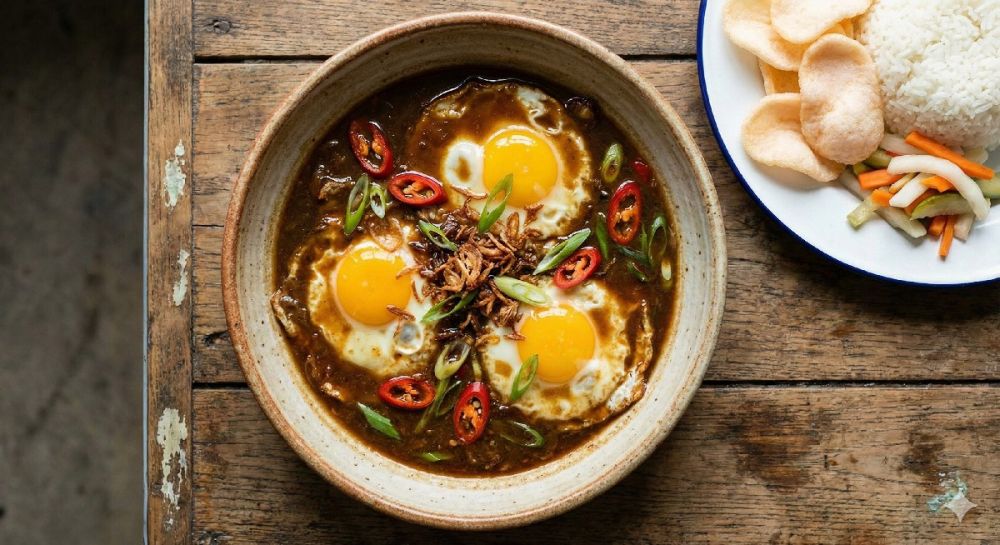 Resep semur telur ceplok untuk sahur yang bergizi dan siap saji di bawah 15 menit, tanpa ribet