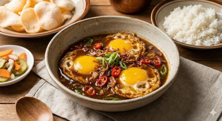 Resep semur telur ceplok untuk sahur yang bergizi dan siap saji di bawah 15 menit, tanpa ribet