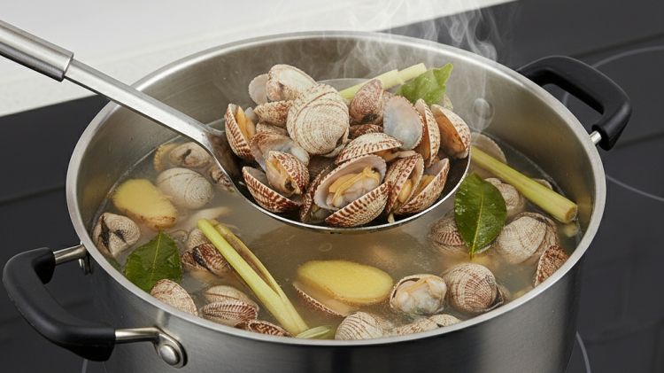 Cara praktis masak kerang dara: Cangkang gampang lepas dan aroma segar tanpa bau