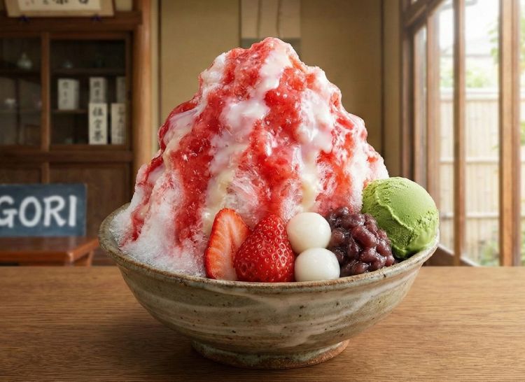 Resep Kakigori untuk berbuka puasa, es serut khas Jepang yang siap segarkan tenggorokan