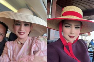 5 Potret gaya istri Gubernur Kaltim Sarifah Suraidah yang on point maksimal saat sapa warga