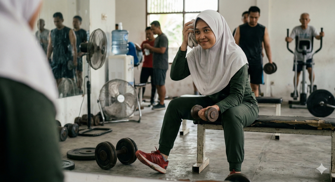 30 Caption gym lucu Instagram, ide kata-kata kocak biar postingan makin rame