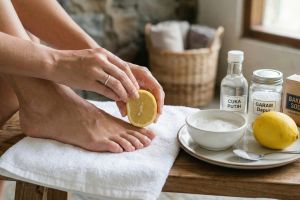 Cara bikin kuku kaki glowing modal bahan dapur, hemat tanpa perlu ke salon