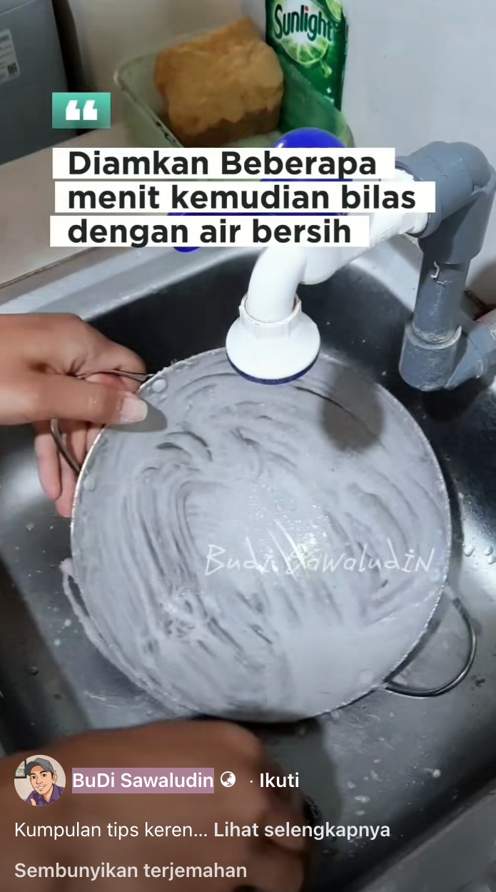 Nyesel baru tahu sekarang, rahasia wajan bersih tanpa kerak cuma pakai pasta gigi dan bahan dapur ini