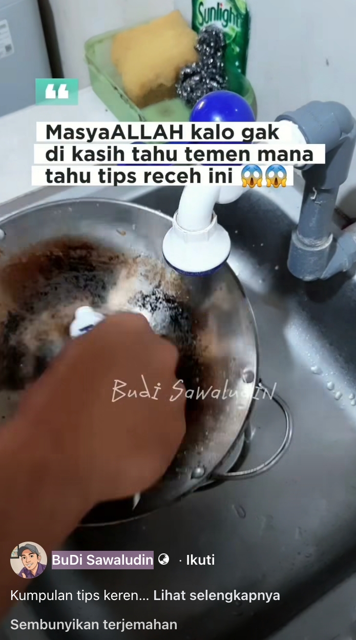 Nyesel baru tahu sekarang, rahasia wajan bersih tanpa kerak cuma pakai pasta gigi dan bahan dapur ini