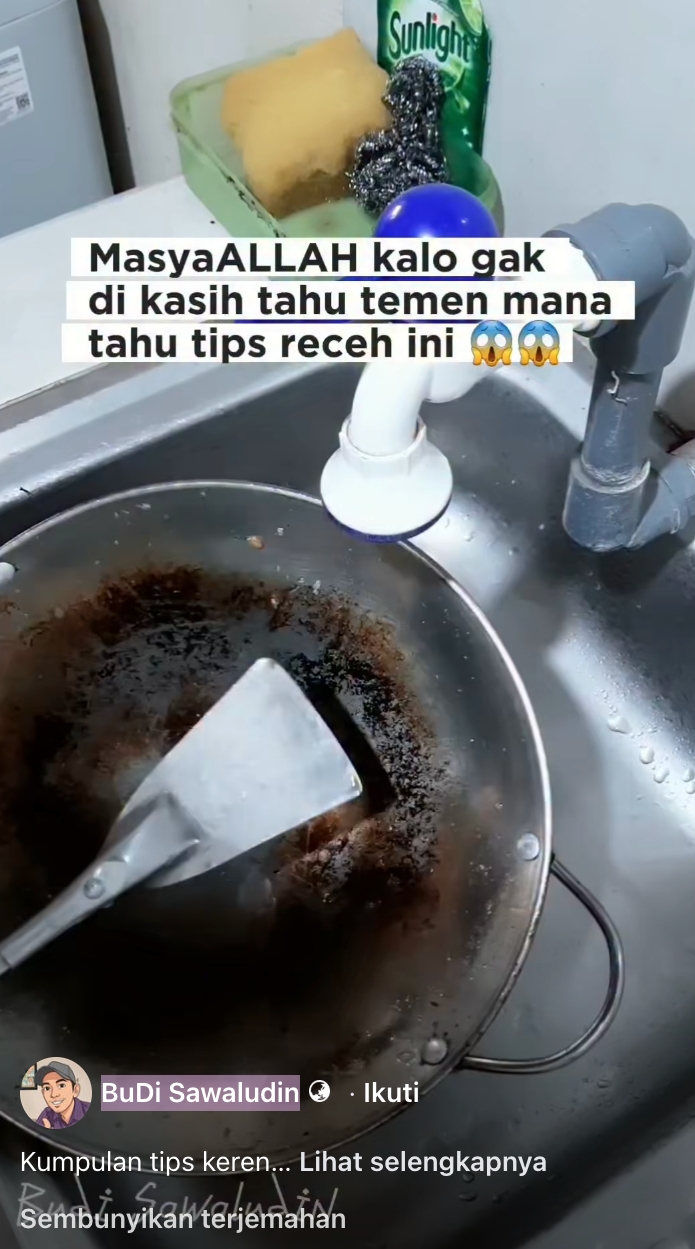 Nyesel baru tahu sekarang, rahasia wajan bersih tanpa kerak cuma pakai pasta gigi dan bahan dapur ini