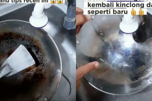 Nyesel baru tahu sekarang, rahasia wajan bersih tanpa kerak cuma pakai pasta gigi dan bahan dapur ini