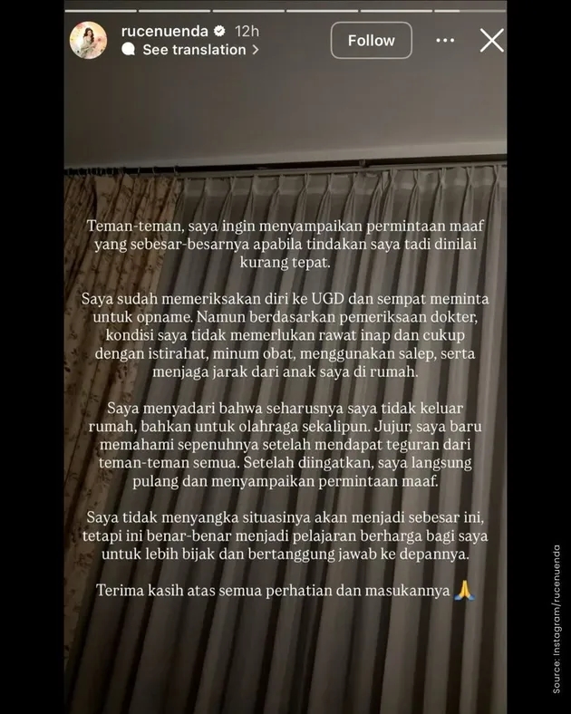 Permintaan maaf selebgram Ruce Nuenda di tengah peringatan Kemenkes terkait lonjakan kasus campak