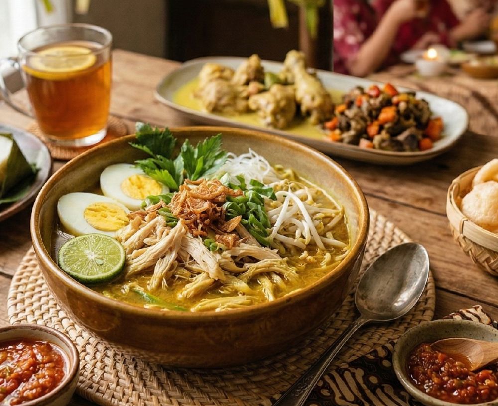 Resep soto ayam untuk lebaran, masaknya gampang dan bisa dari bahan seadanya