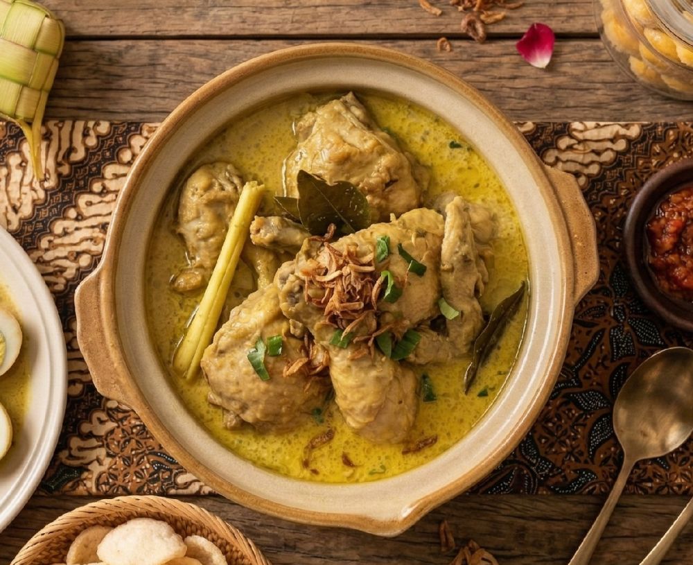 Resep opor ayam untuk lebaran, gurih dan kaya rempah ternyata nggak ribet masaknya