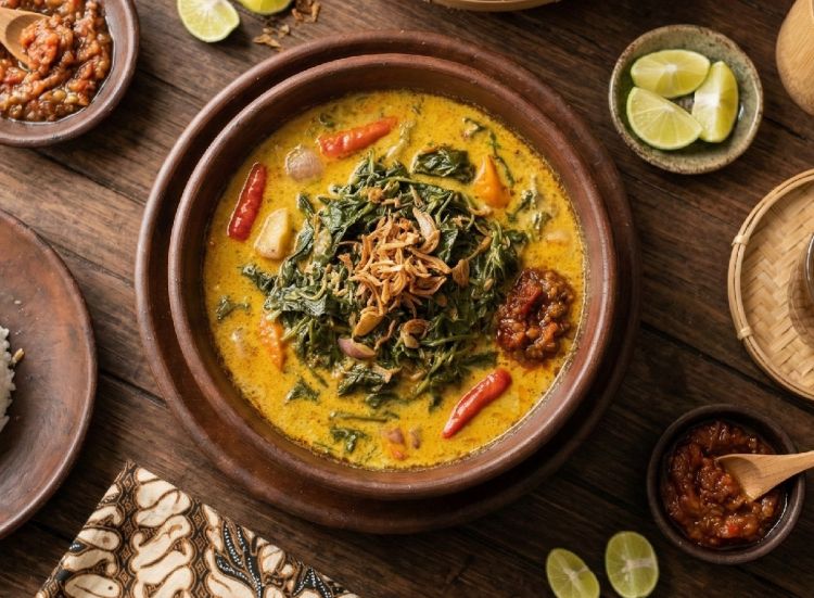 Resep menu sayur lebaran gulai daun singkong, ini rahasianya biar gurih dan pedasnya seimbang