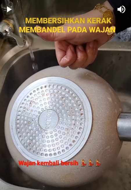 Wajan dekil penuh kerak gosong? Ini cara ampuh membersihkannya tanpa bahan kimia keras