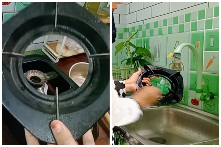 Capek gosok tungku kompor tapi keraknya nggak mau hilang? Coba trik 3 bahan ini