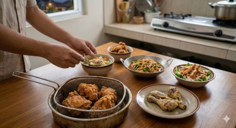 Daripada mubazir, ayam goreng sisa semalam bisa disulap jadi 4 menu ini, dijamin habis lagi