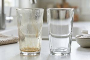 Sudah dicuci pakai sabun tapi gelas tetap kusam? Coba tambah 1 bahan dapur ini dan lihat hasilnya